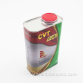 Rectangular Tinplate Can with Plastic Cap